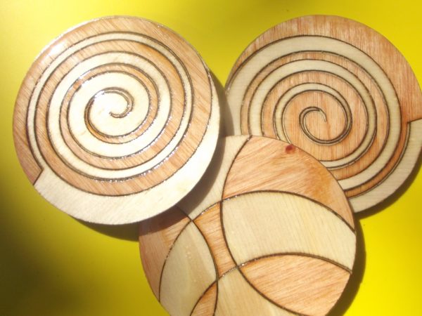 Coaster - Round Wood
